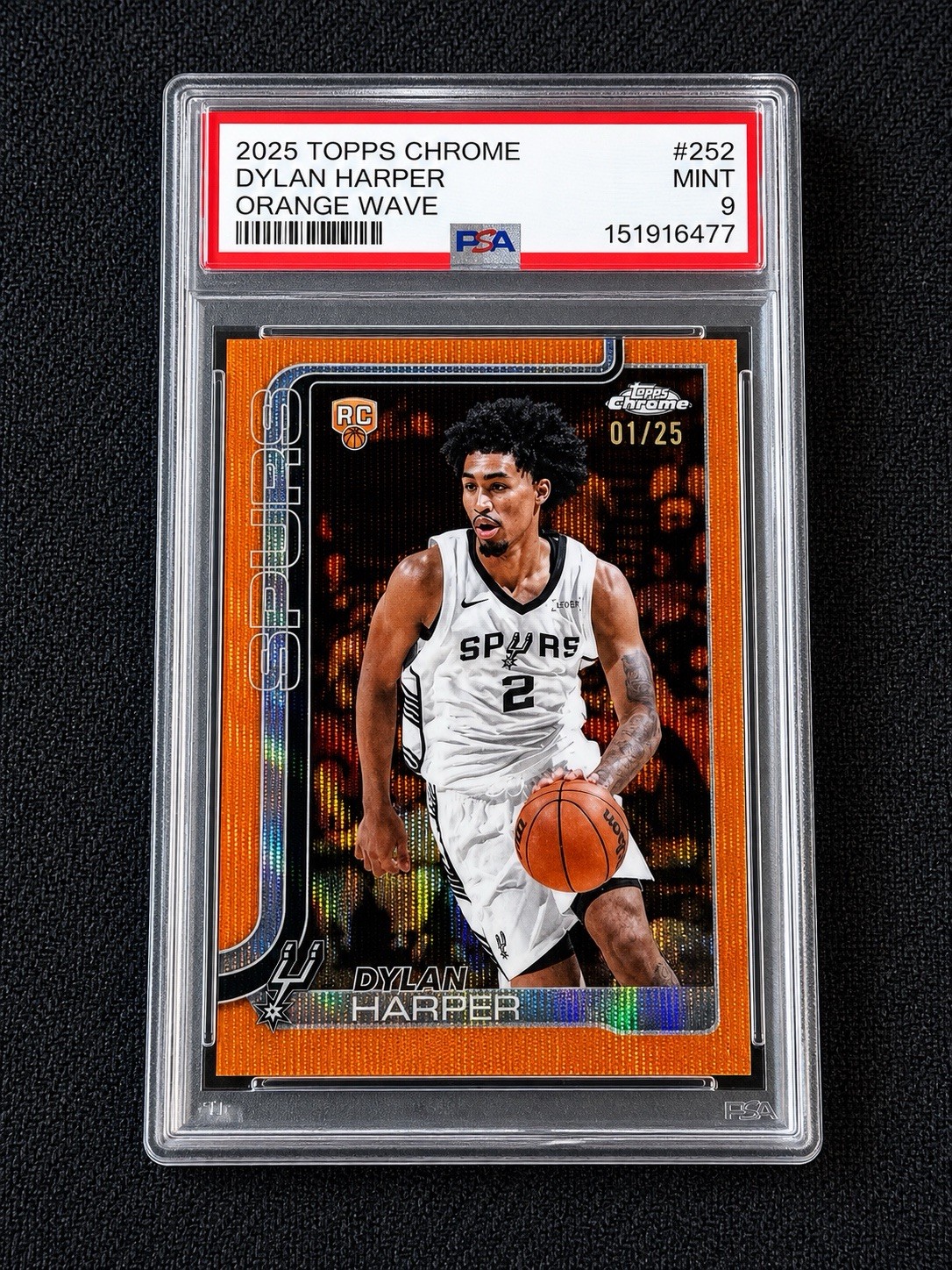 Dylan Harper Orange Wave PSA 9 sold by Packed It Again